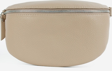 lePelou - Riñonera 'TONI medium' en beige: frente