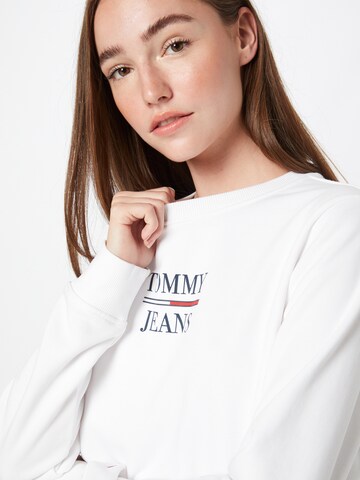 Sweat-shirt Tommy Jeans en blanc