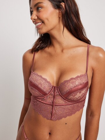 NA-KD Bustier BH in Rot: predná strana