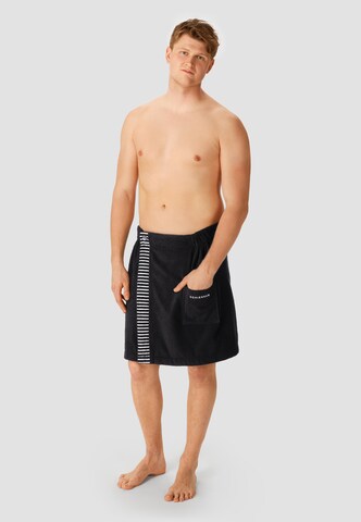 SCHIESSER Towel 'Rom' in Black