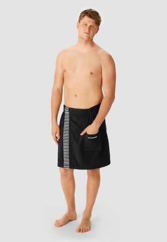 SCHIESSER Towel 'Rom' in Black