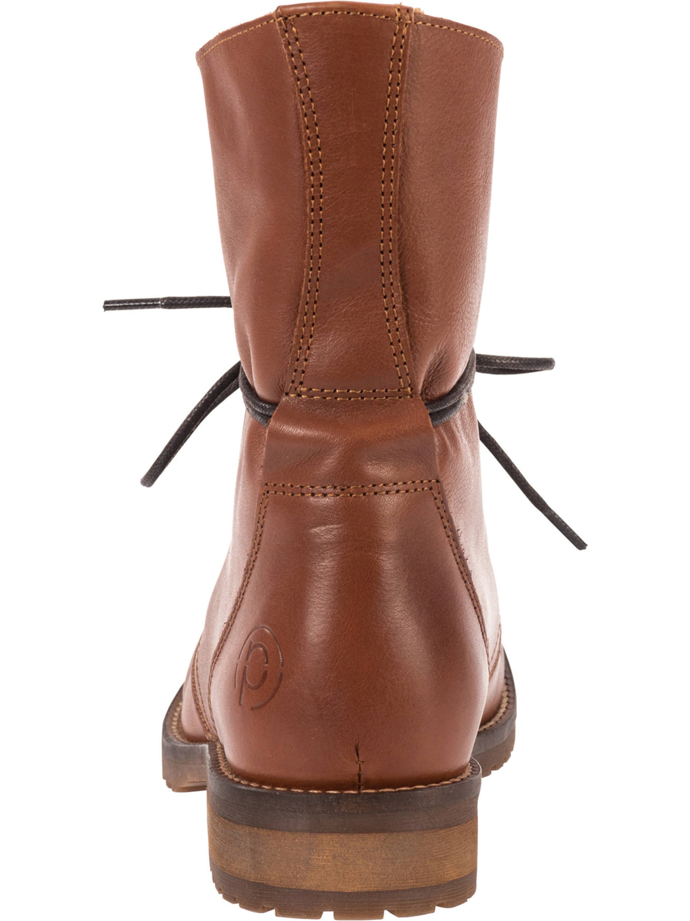 Palado Lace-up bootie 'Kasos' in Brown