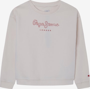 Pepe Jeans Sweatshirt 'ROSE' in Beige: front