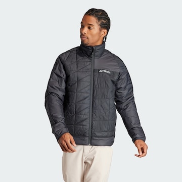 ADIDAS TERREX Outdoor jacket 'Multi Insulation' in Black: front