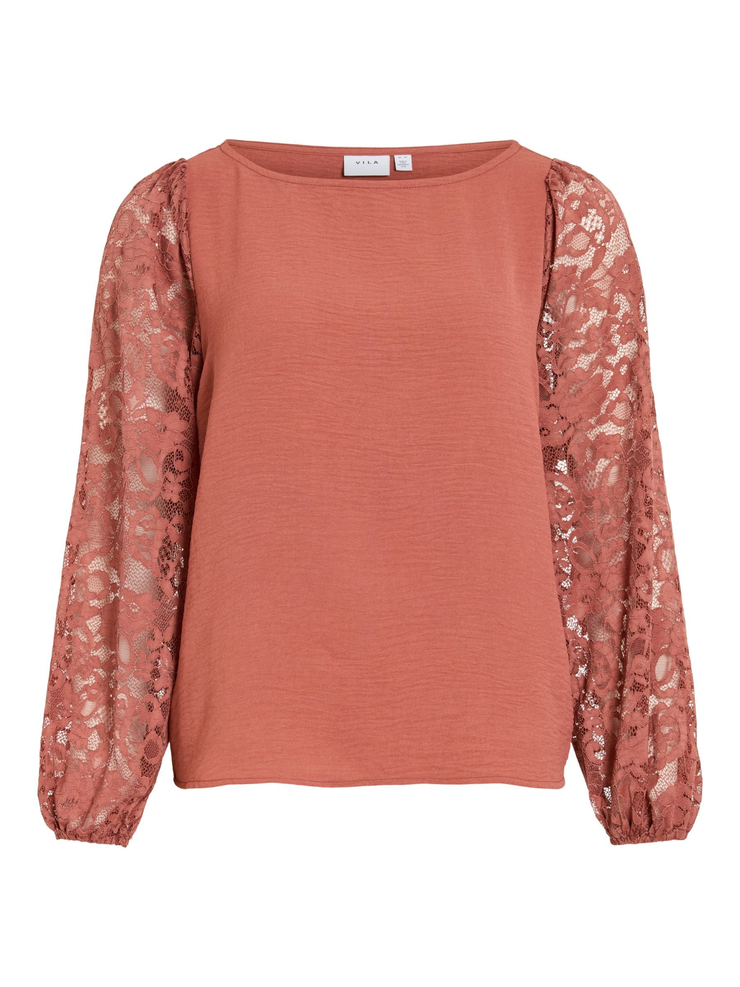 VILA - Blusa 'VIJosa' en rojo: frente