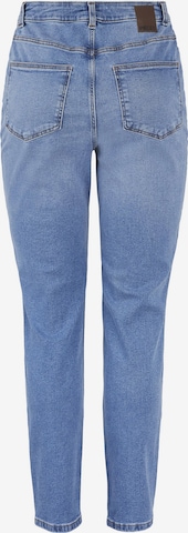 Pieces Tall Regular Jeans 'KESIA' in Blau