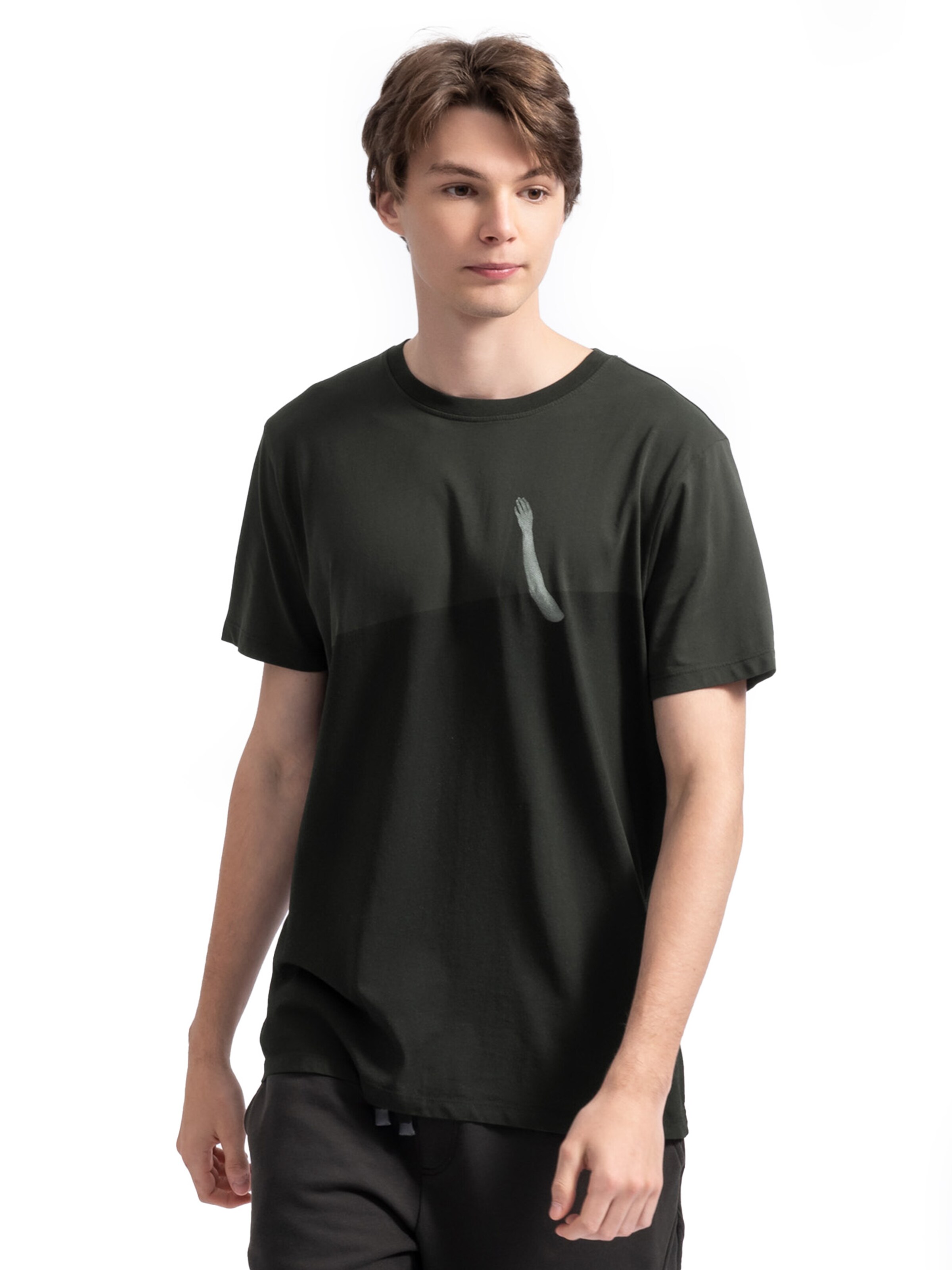 Kaft T-Shirt 'Cordialis Roep' in Grau: Vorderseite