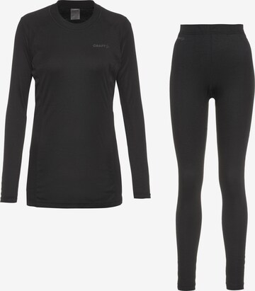 Craft Base Layer 'Core Warm' in Black: front