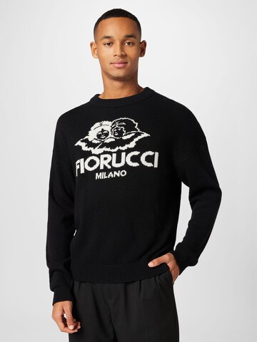 Fiorucci Пуловер в черно: отпред
