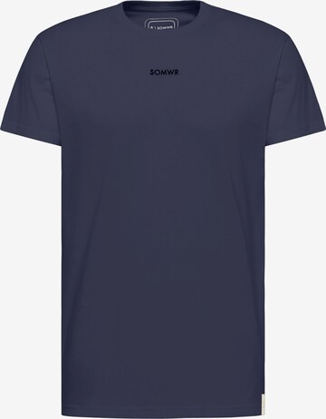 SOMWR Shirt 'ORGANIC MATTER' in Blue: front