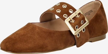 Ballerines à lanières STEVE MADDEN en marron : devant