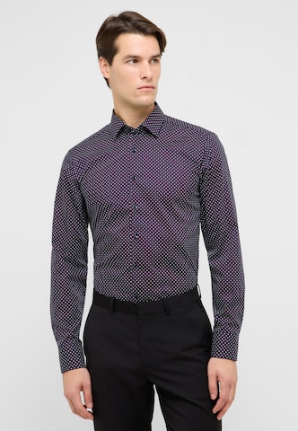 ETERNA Slim fit Zakelijk overhemd in Lila: voorkant