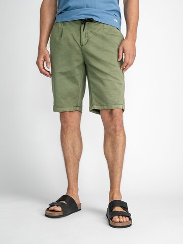 Regular Pantalon chino Petrol Industries en vert : devant