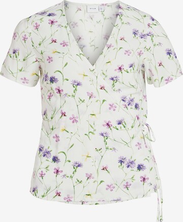 Vila Petite Shirt 'Holly' in White: front