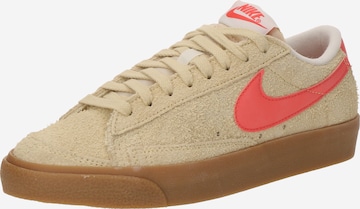Nike Sportswear Низкие кроссовки 'Blazer ´77 Vintage' в Желтый: спереди