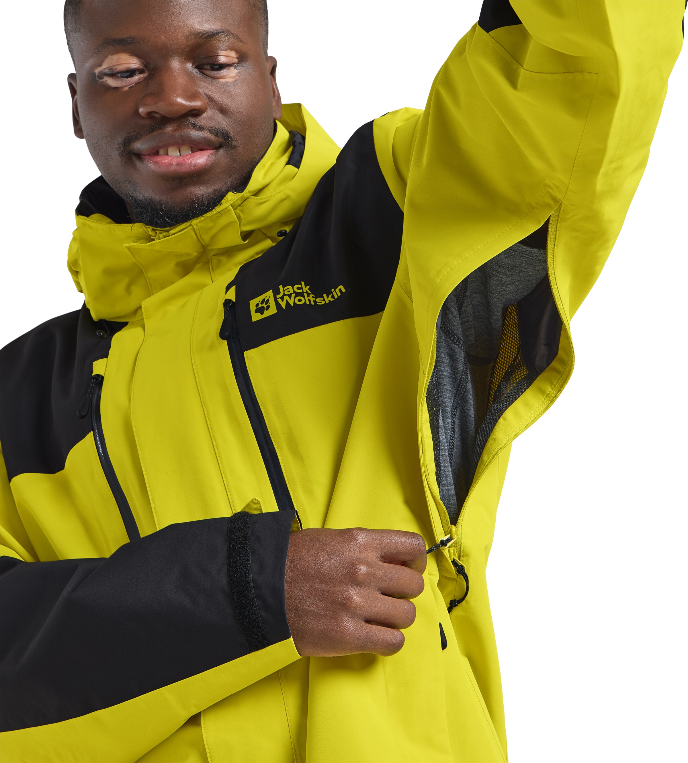 Veste outdoor 'Jasper' JACK WOLFSKIN en jaune