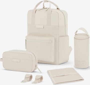 Kapten & Son Рюкзак 'Bergen Pro Diaper' в Бежевый: спереди