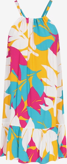 IZIA Sommerkleid in türkis / gelb / dunkelpink / weiß, Produktansicht