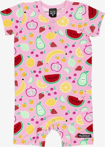 Villervalla Strampler in Pink: Vorderseite