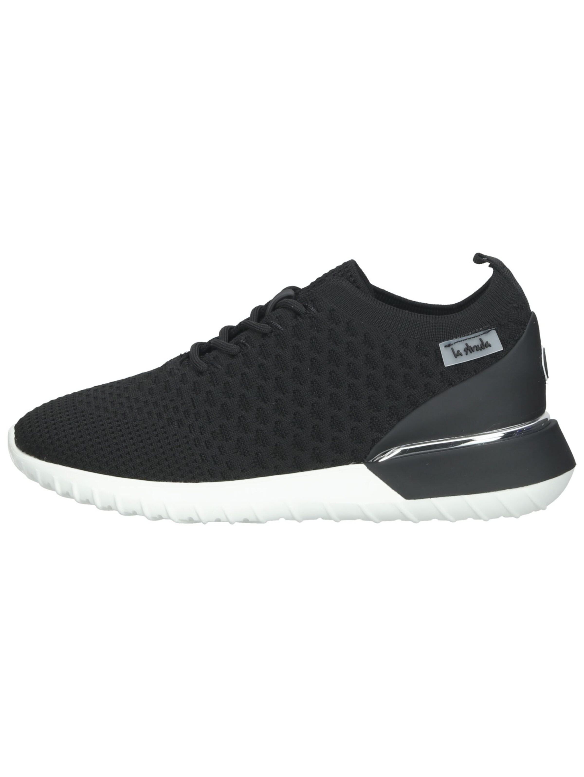 LA STRADA Platform trainers in Black