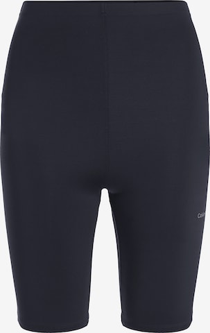 Calvin Klein Sport Skinny Workout Pants in Black: front