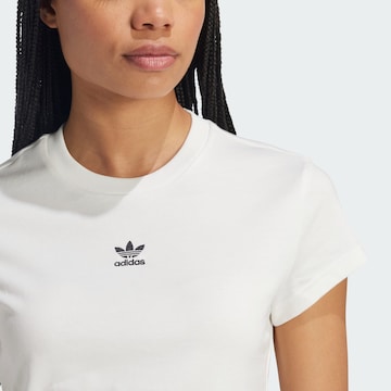 T-shirt 'Essentials' ADIDAS ORIGINALS en blanc