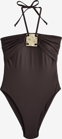 Bandeau Maillot de bain Next en marron : devant