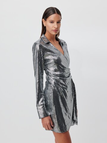 LeGer by Lena Gercke Cocktail dress 'Meline' in Silver