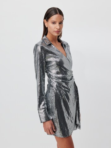 LeGer by Lena Gercke Cocktail Dress 'Meline' in Silver