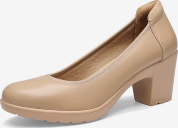 Escarpins Dream Pairs en beige : devant