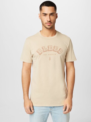 bleed clothing T-Shirt in Beige: predná strana
