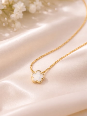 Pure Schmuck Necklace 'Clover Perlmutt' in Gold