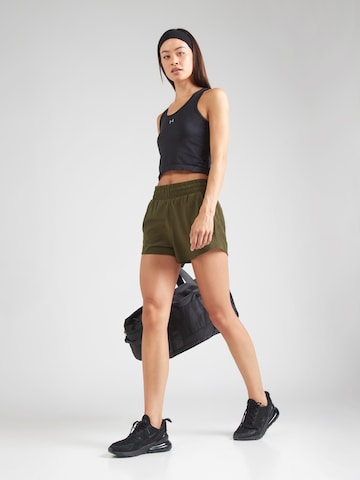 UNDER ARMOUR regular Παντελόνι φόρμας 'Flex' σε πράσινο