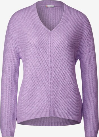 STREET ONE Sweater in Purple: front