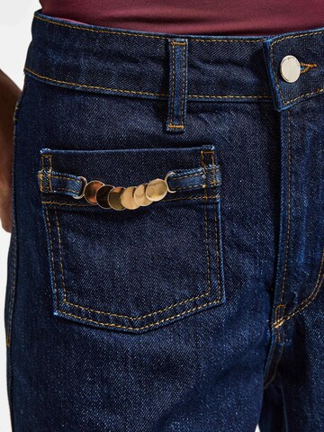 IT'S BASIC Wide leg Jeans 'WIDE MID RISE JEANS' in Blauw