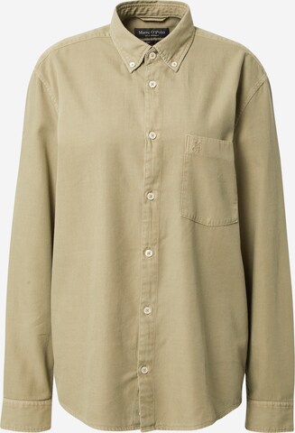Marc O'Polo Button Up Shirt in Green: front