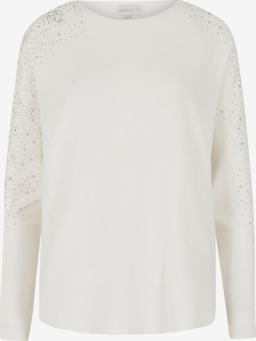 Pull-over ' ' Apricot en blanc : devant