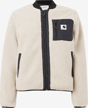 pilka Carhartt WIP Flisinis džemperis 'Janet Liner': priekis