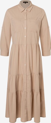 MORE & MORE Shirt Dress in Beige: front