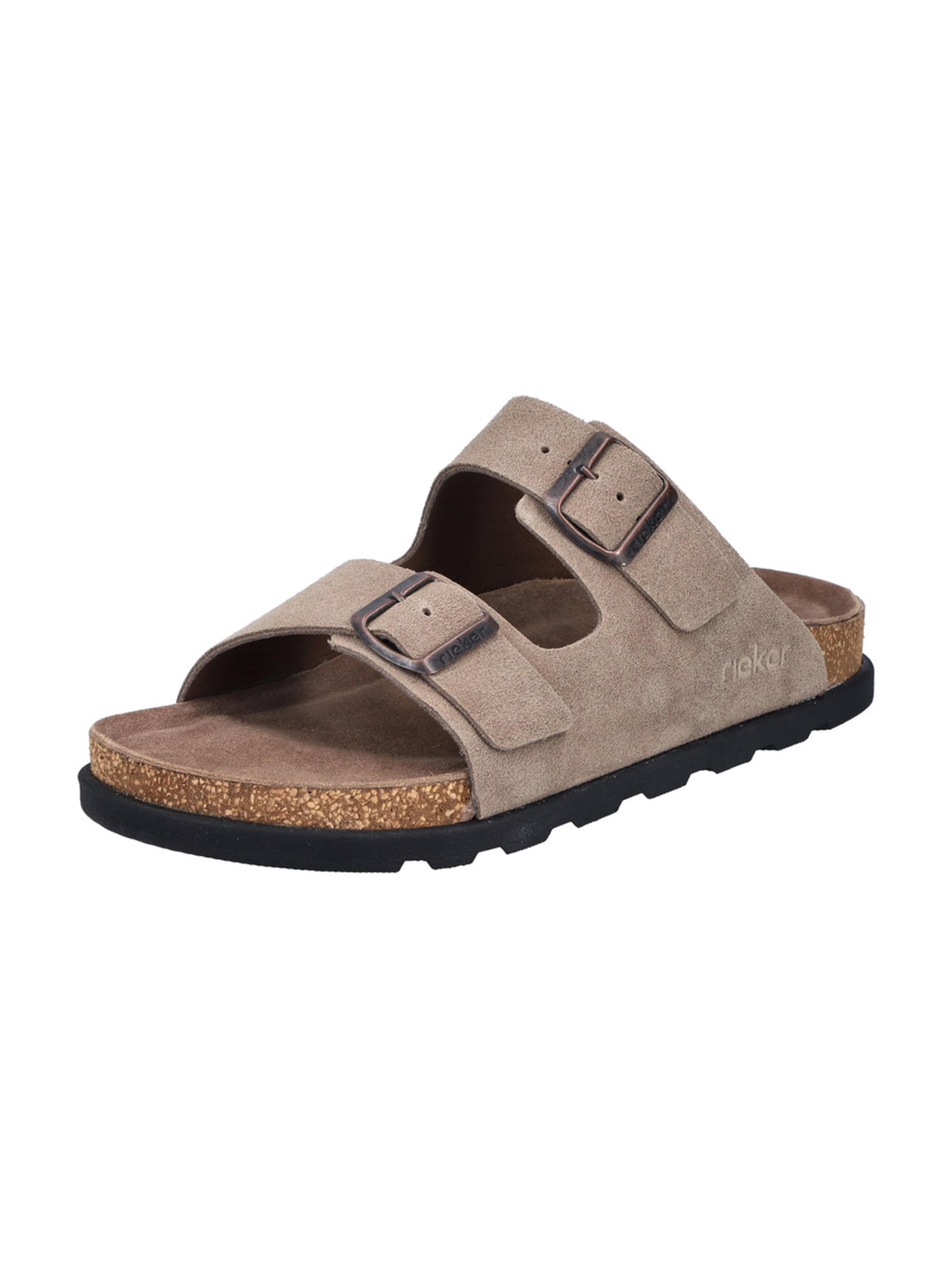 Mule Rieker en beige : devant