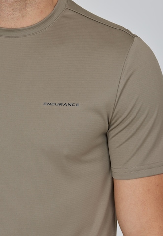 ENDURANCE Funkční tričko 'Vernon' – béžová