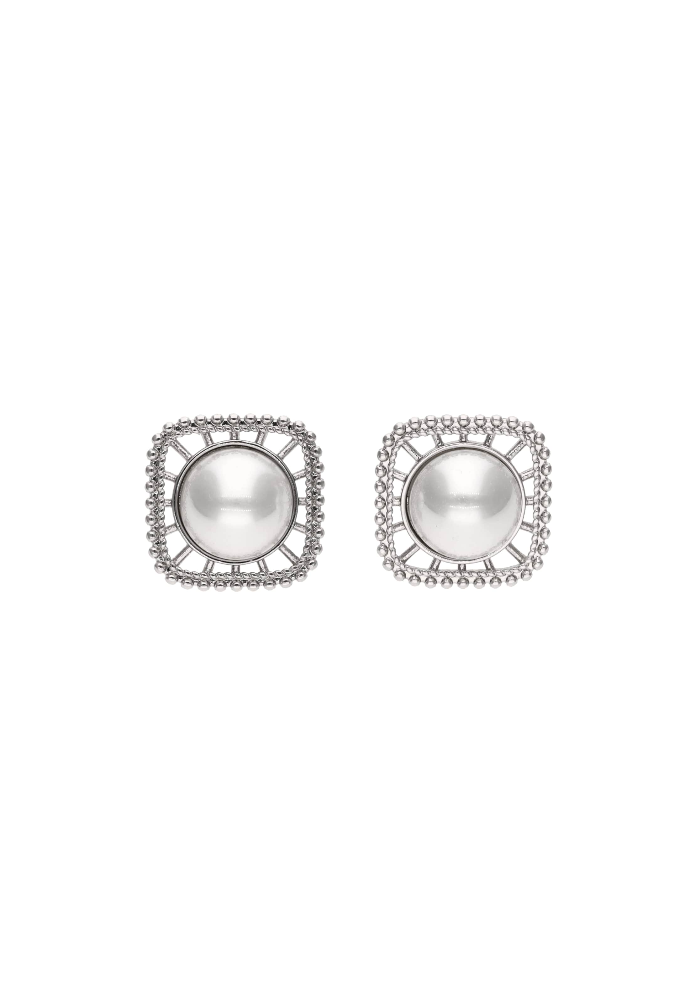 usha FESTIVAL Earrings in Silver: front
