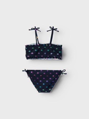 NAME IT Bandeau Enodelne kopalke 'Zary' | modra barva