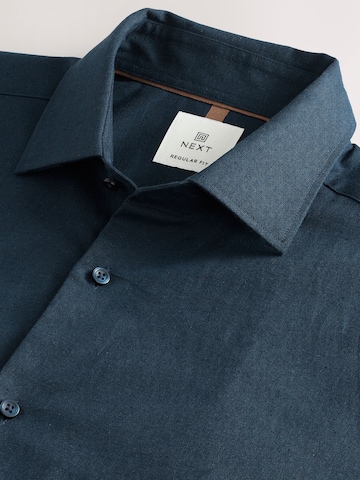 Next - Ajuste regular Camisa en azul