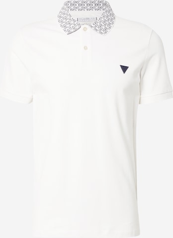 GUESS Тениска 'LYLE' в бяло: отпред