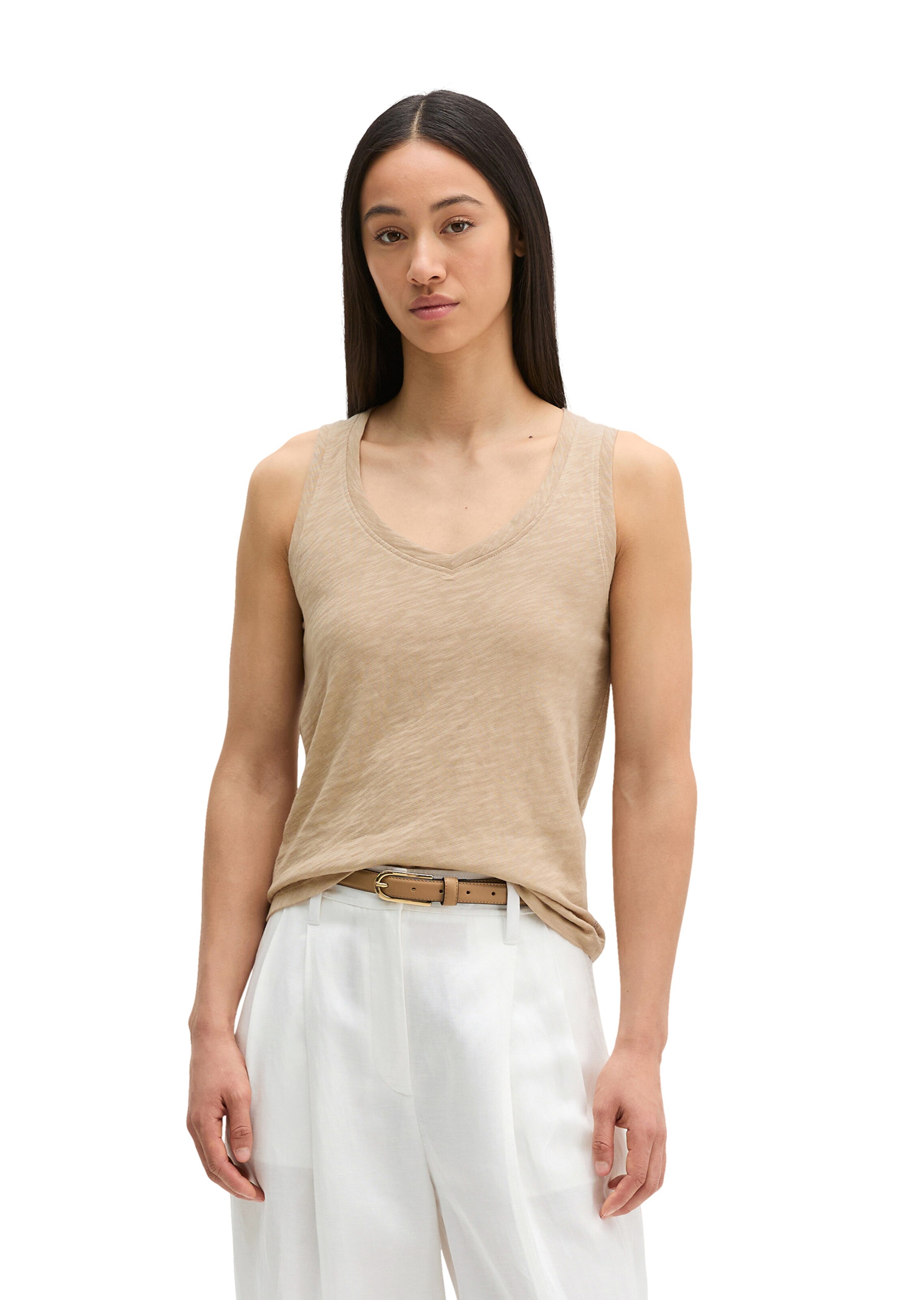 Marc O'Polo Top in Beige: Vorderseite