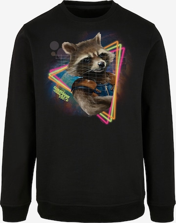 F4NT4STIC Sweatshirt 'Marvel Guardians of the Galaxy Neon Rocket' in Zwart  | ABOUT YOU