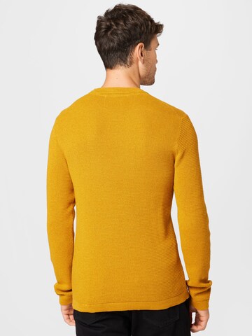 Pull-over 'Rocks' SELECTED en jaune