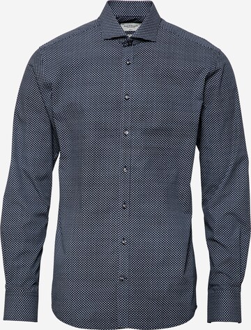 Bruun & Stengade - Ajuste regular Camisa en azul: frente