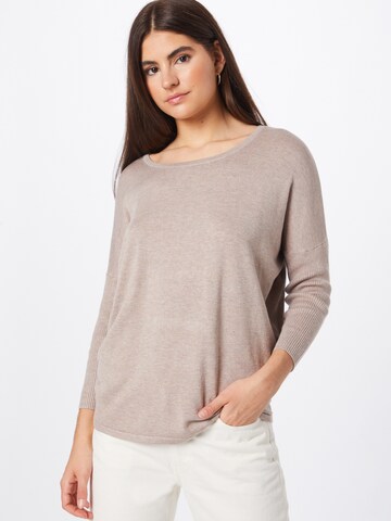 SAINT TROPEZ - Pullover 'Mila' em cinzento: frente